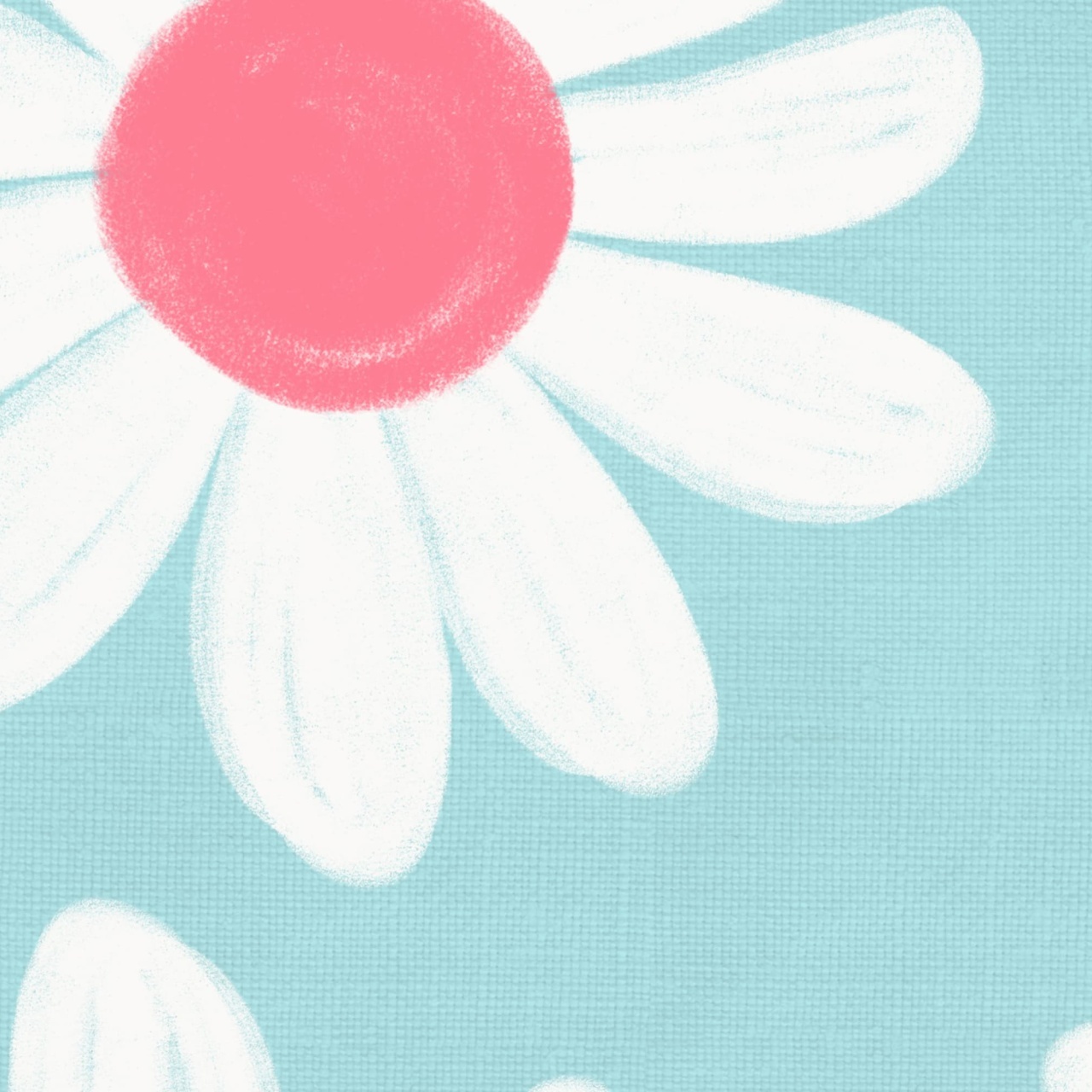Fototapet, Dashing Daisies, Turquoise, Rebel Walls - 4
