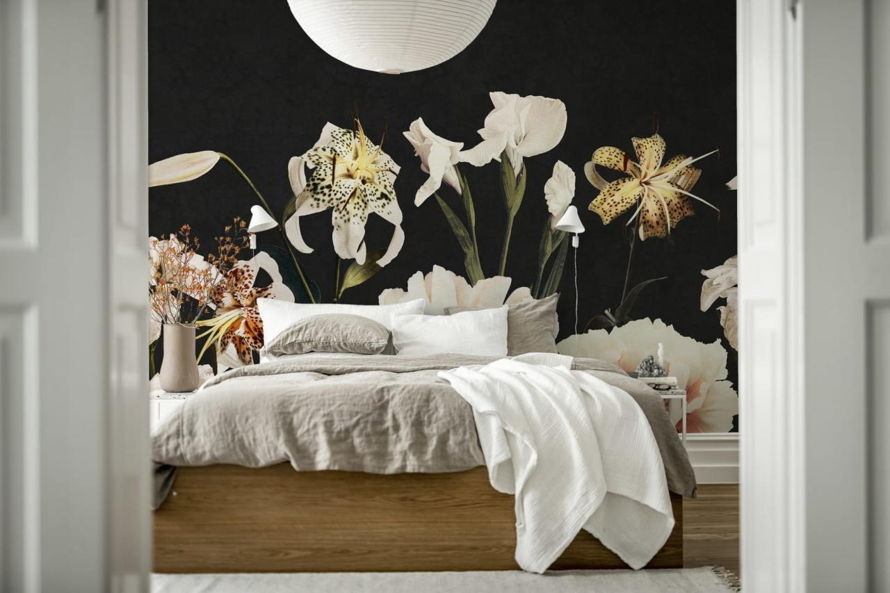 Fototapet, Dramatic Bouquet, Black, Rebel Walls - 3