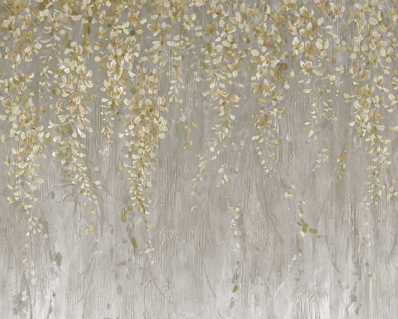 Fototapet, Draped Blossoms, Gold, Rebel Walls - 2
