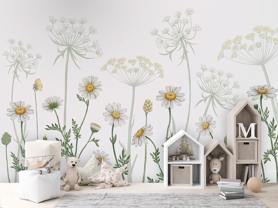 Fototapet Field of Daisies, Kikki Belle - 5