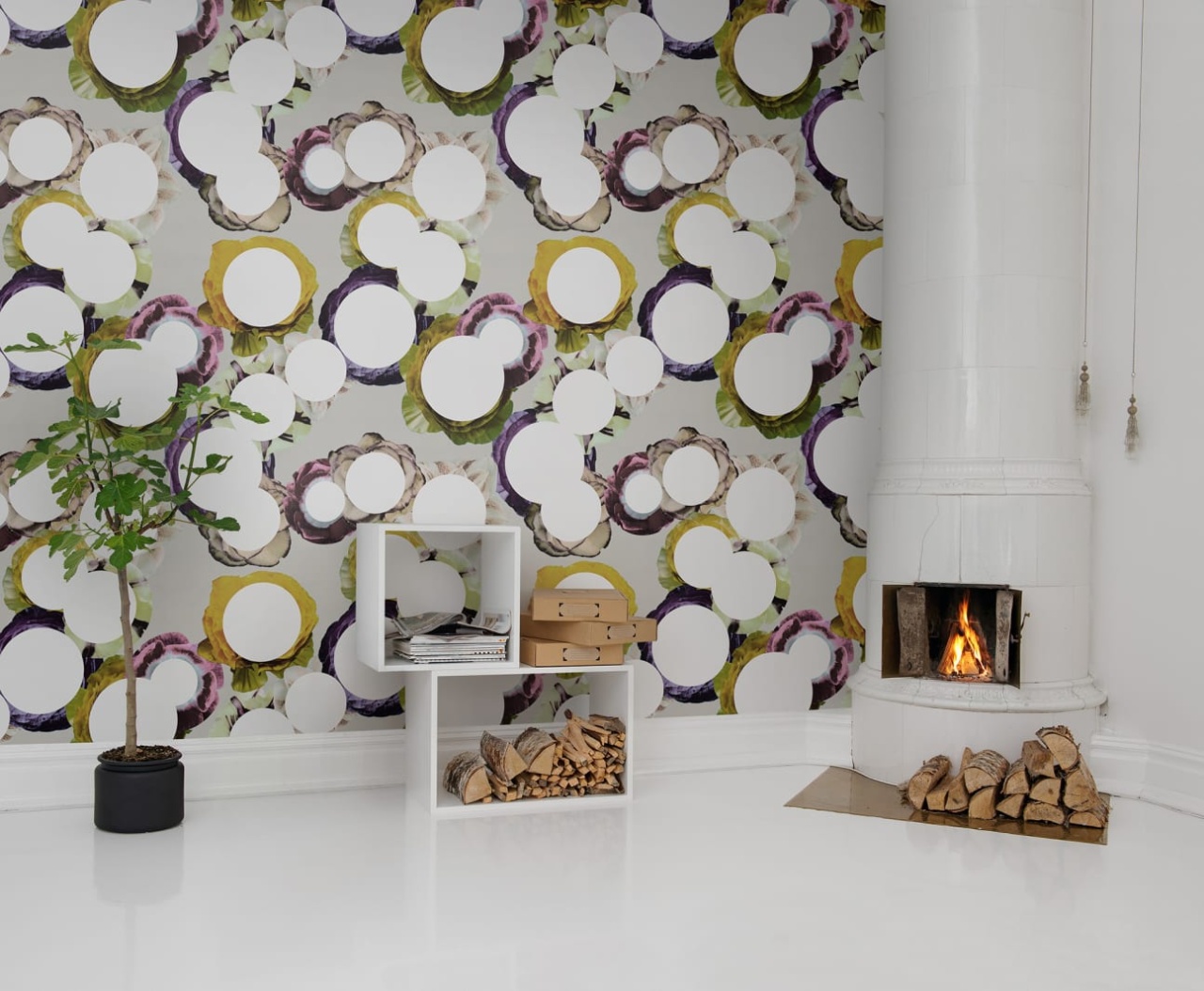 Fototapet, Flower Dot, Vintage, Rebel Walls - 3