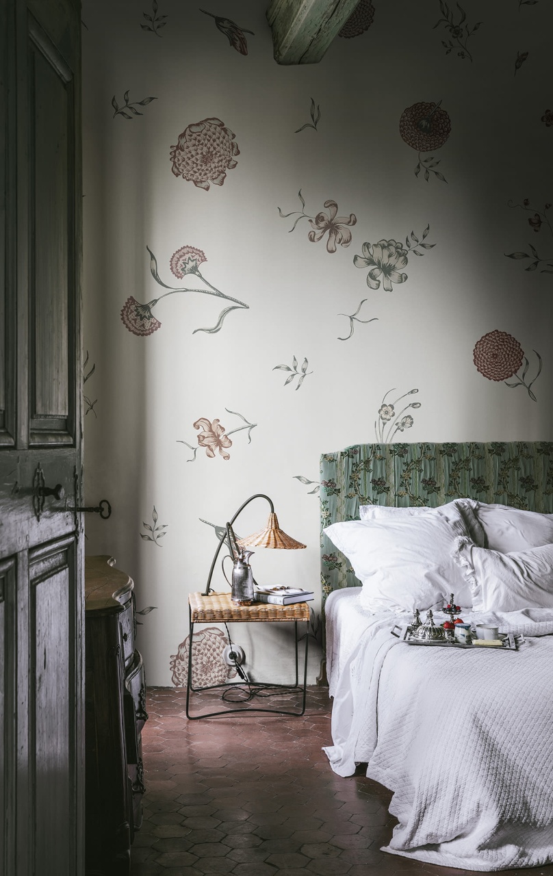 Fototapet, Flower Fall, Pearl, Rebel Walls
