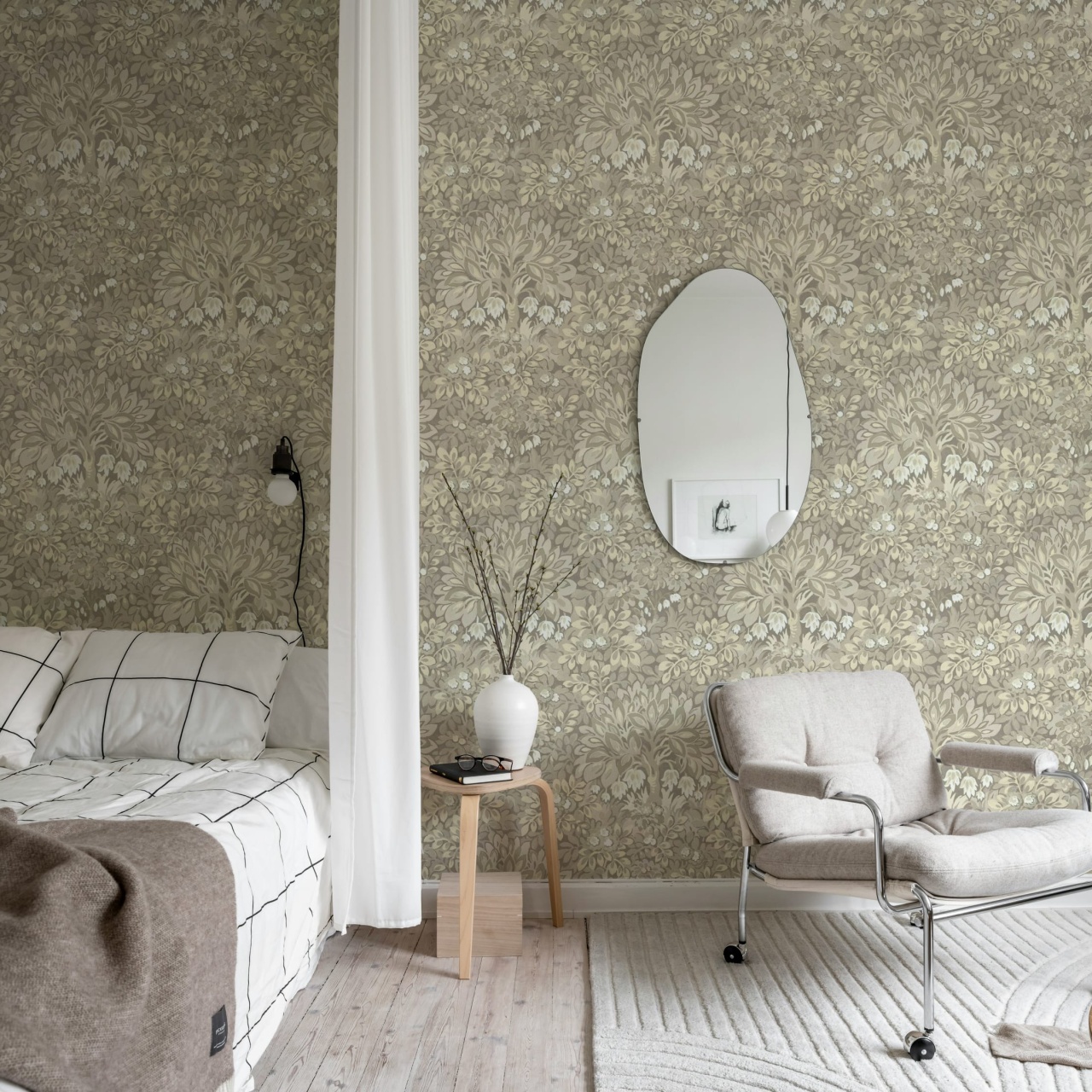 Fototapet, Flower Tree, Beige, Rebel Walls - 3