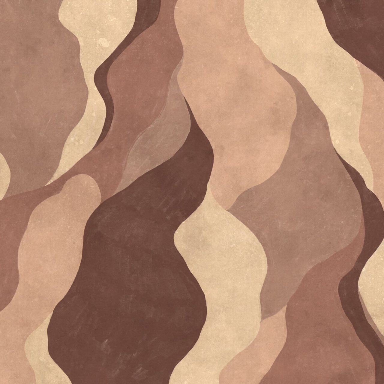 Fototapet, Flowing Forms, Burgundy, Rebel Walls - 2