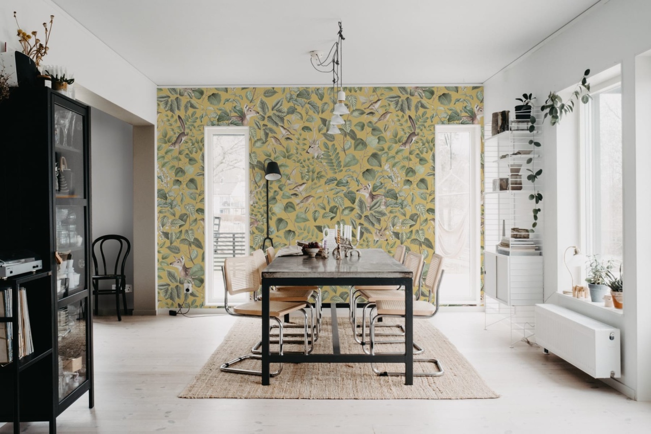 Fototapet, Forest Animals, Yellow, Rebel Walls