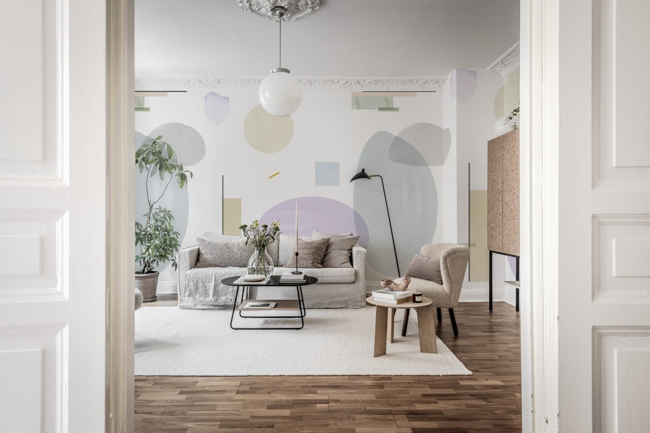 Fototapet, Geometry, Lilac, Rebel Walls - 4