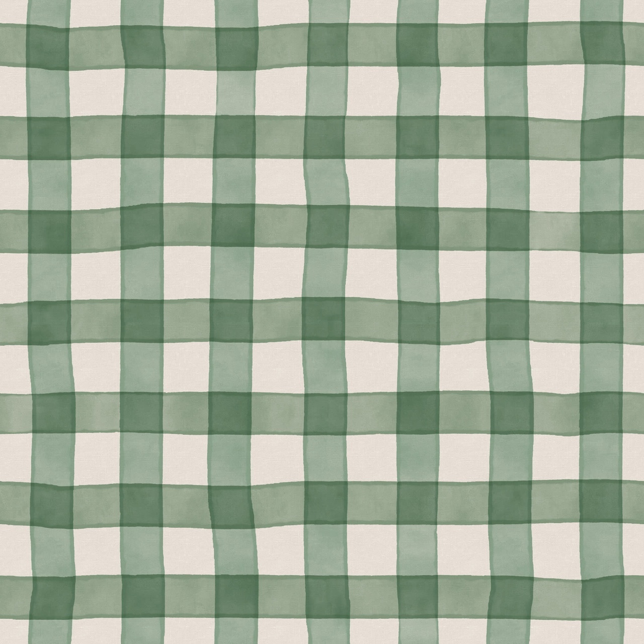 Fototapet, Gingham, Green, Rebel Walls - 2