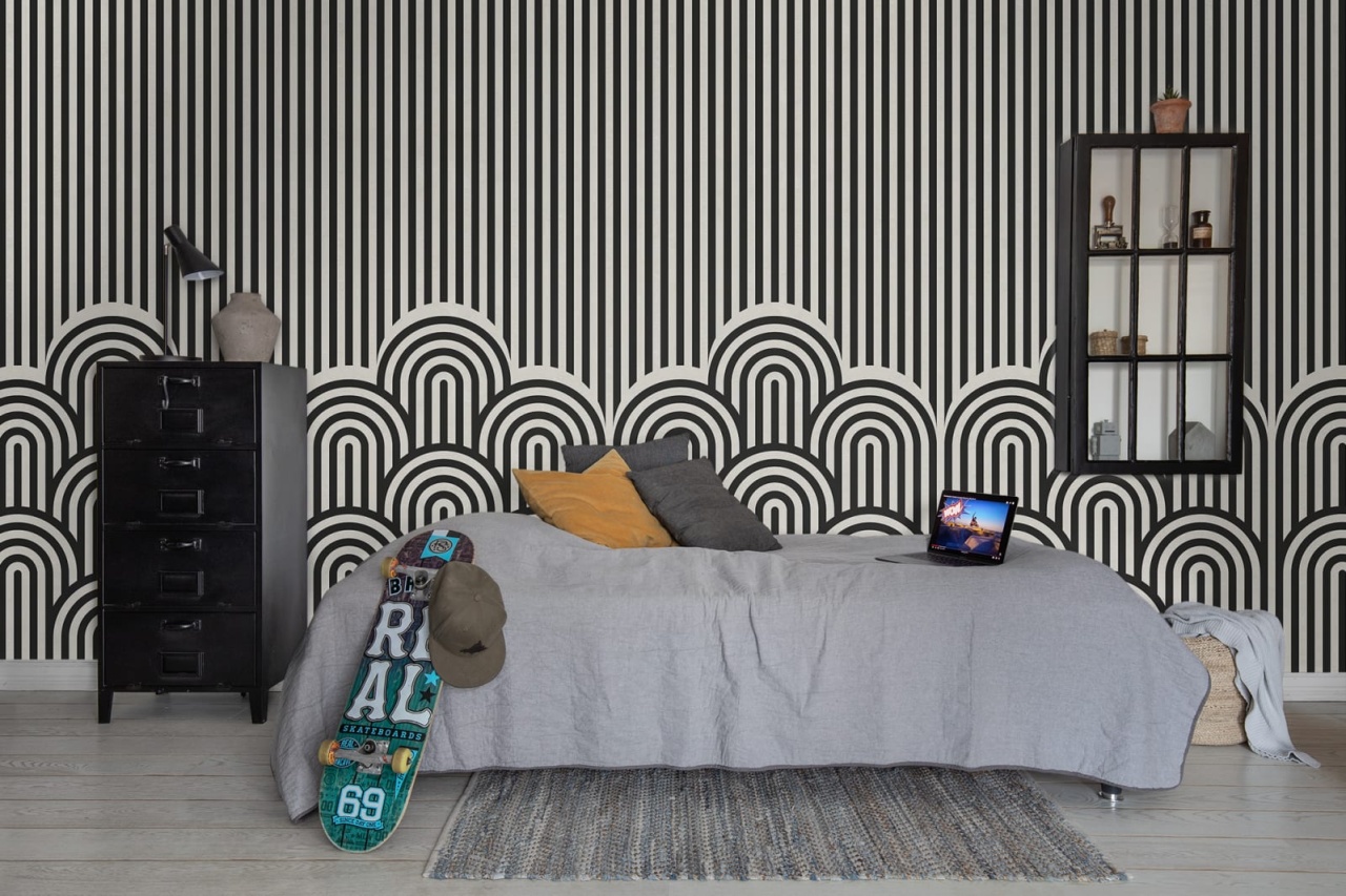 Fototapet, Hilltops, Graphic, Rebel Walls