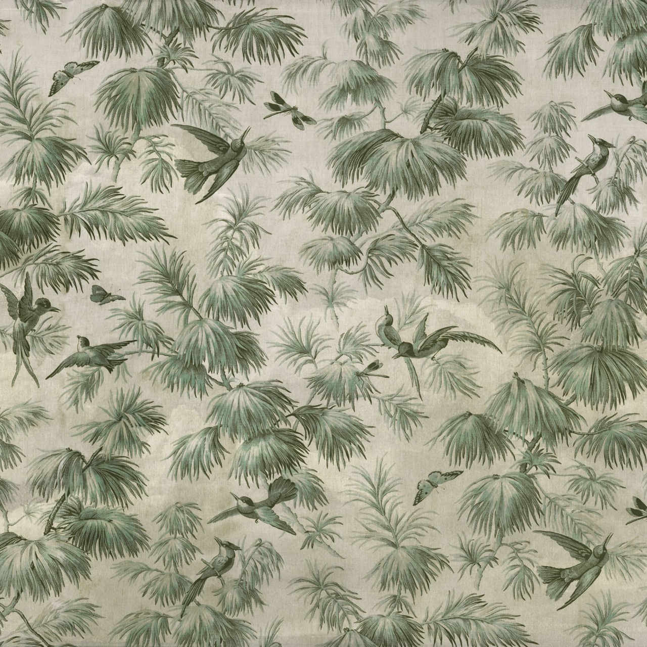 Fototapet, Humming Harmony, Green, Rebel Walls - 2