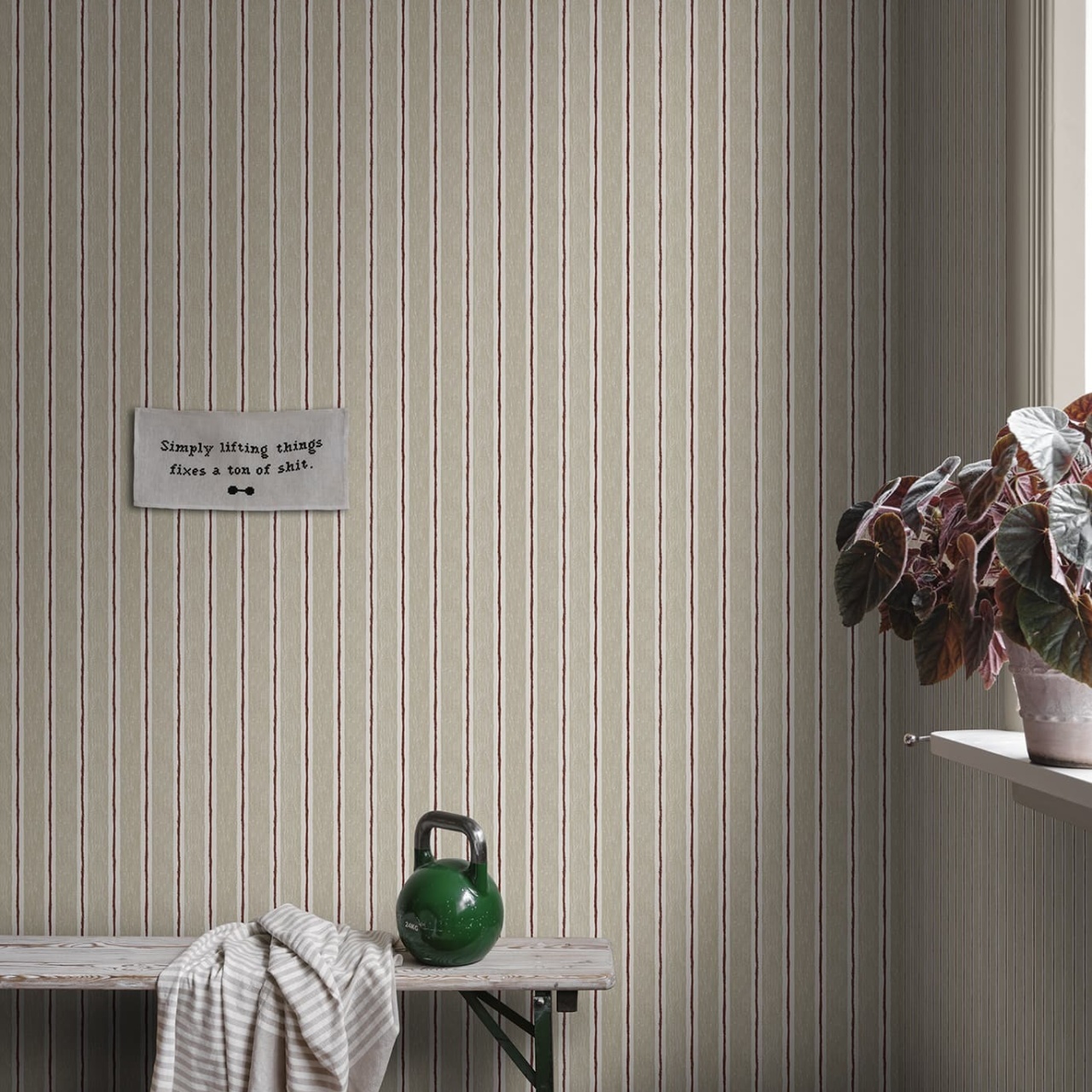 Fototapet lavabil, Albin, Beige, Sandberg - 3