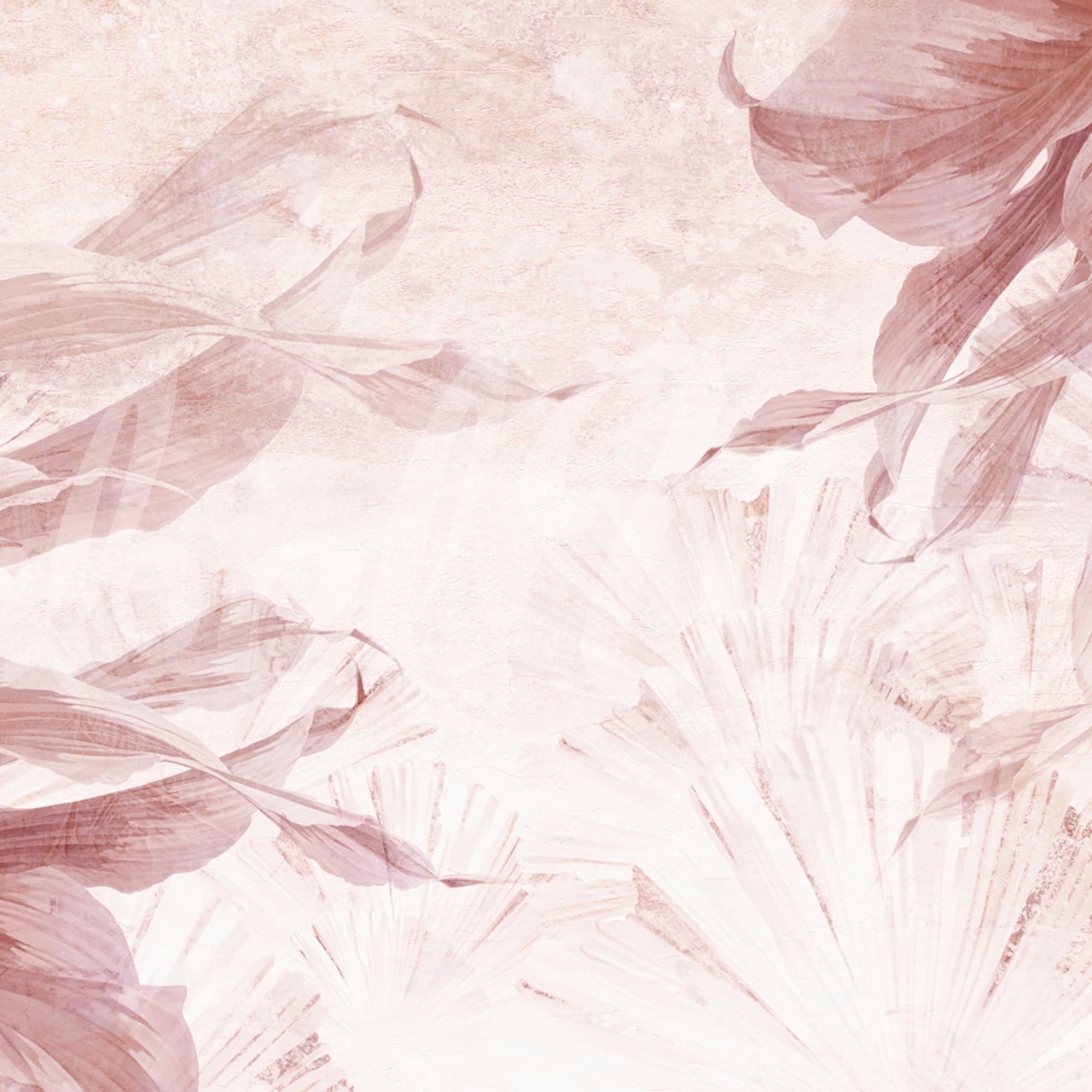 Fototapet, Leafy Dream, Pink, Rebel Walls - 2