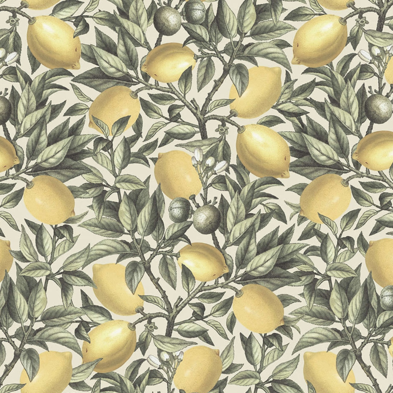 Fototapet, Lemon Tree, Light Green, Rebel Walls - 2