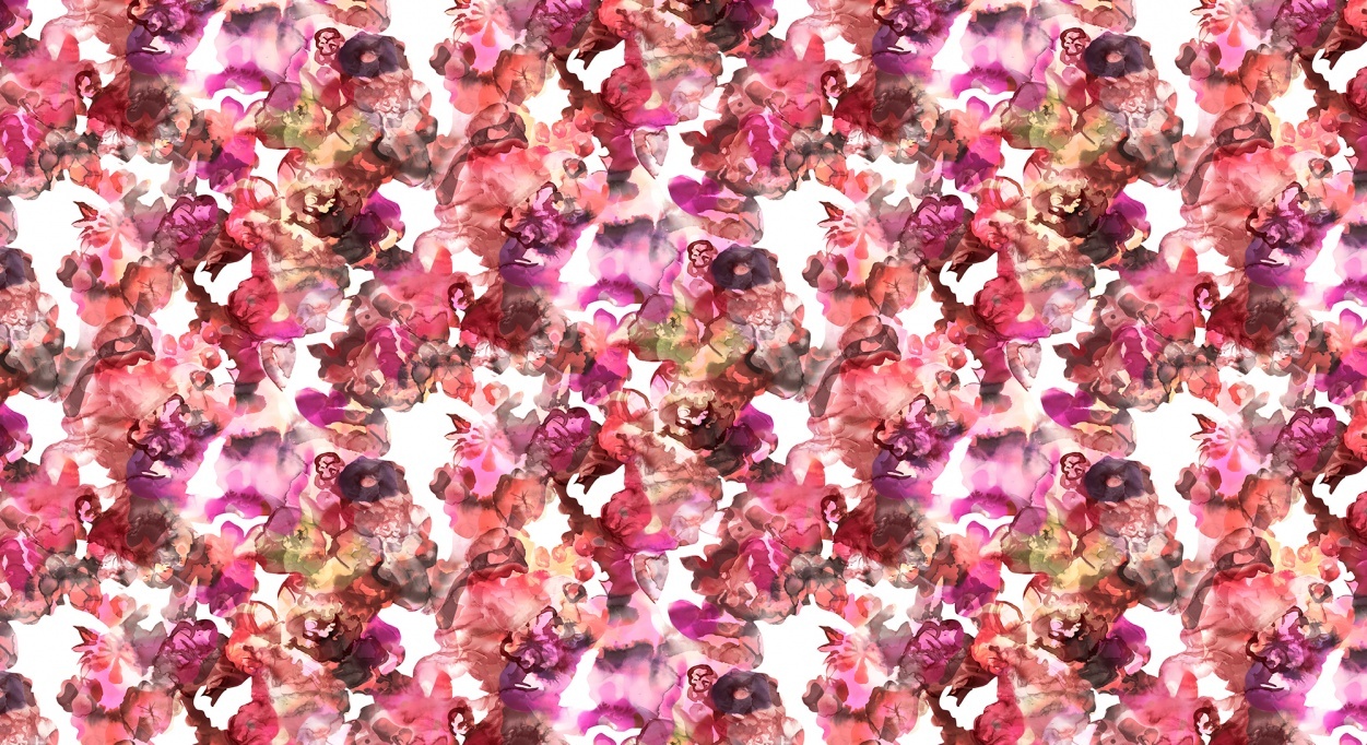 Fototapet, Lily Pond, Red, Rebel Walls - 2