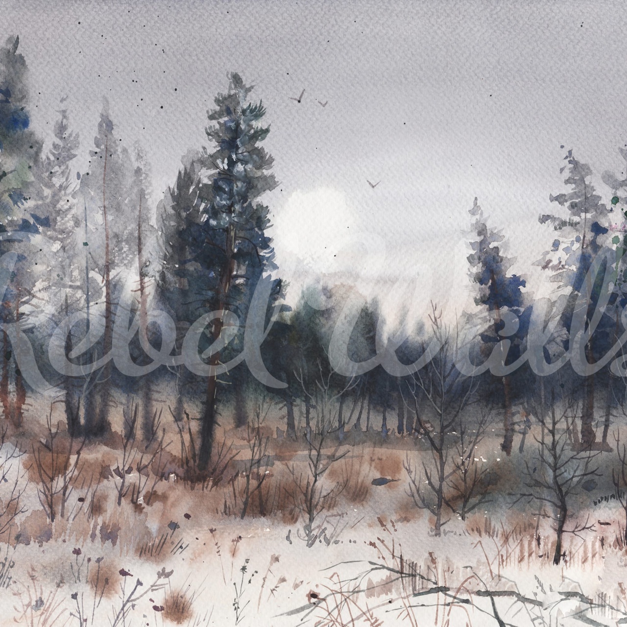 Fototapet, Melodic Forest, Autumn, Rebel Walls - 2