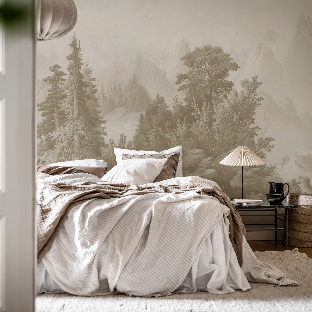 Fototapet, Mountain Horizon, Beige, Rebel Walls - 3