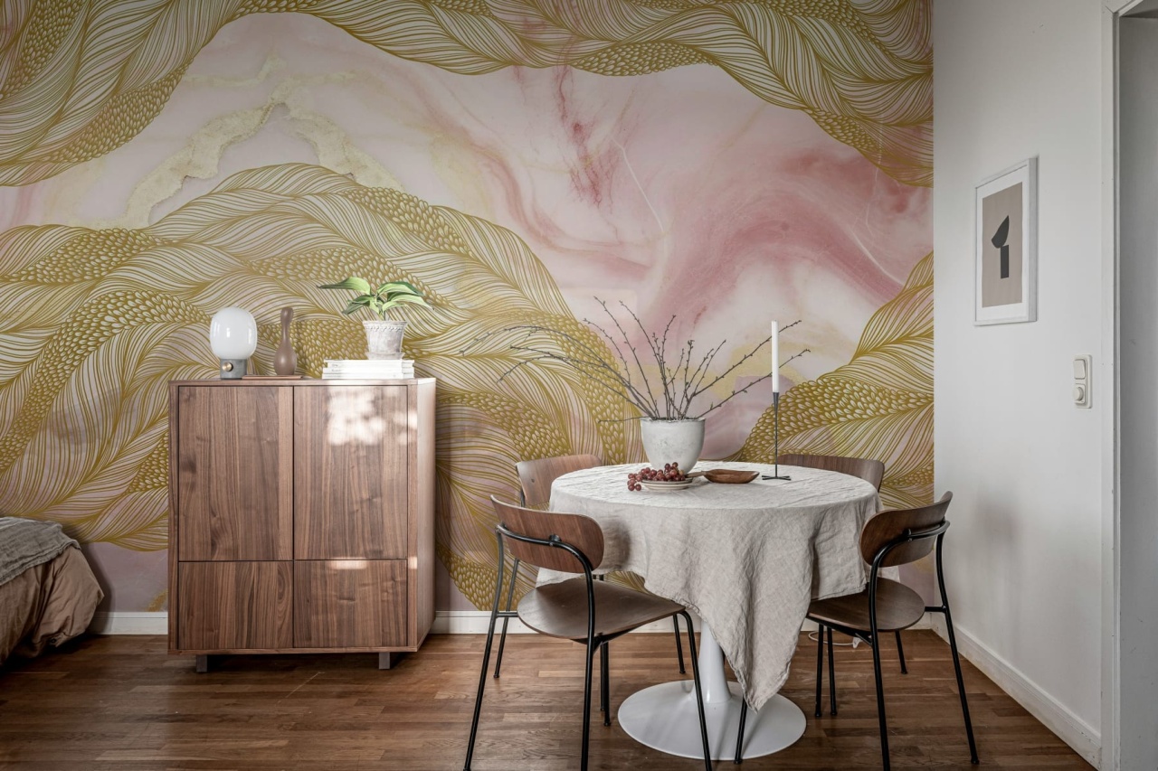 Fototapet, Opulence Flow, Pink Marble, Rebel Walls - 3
