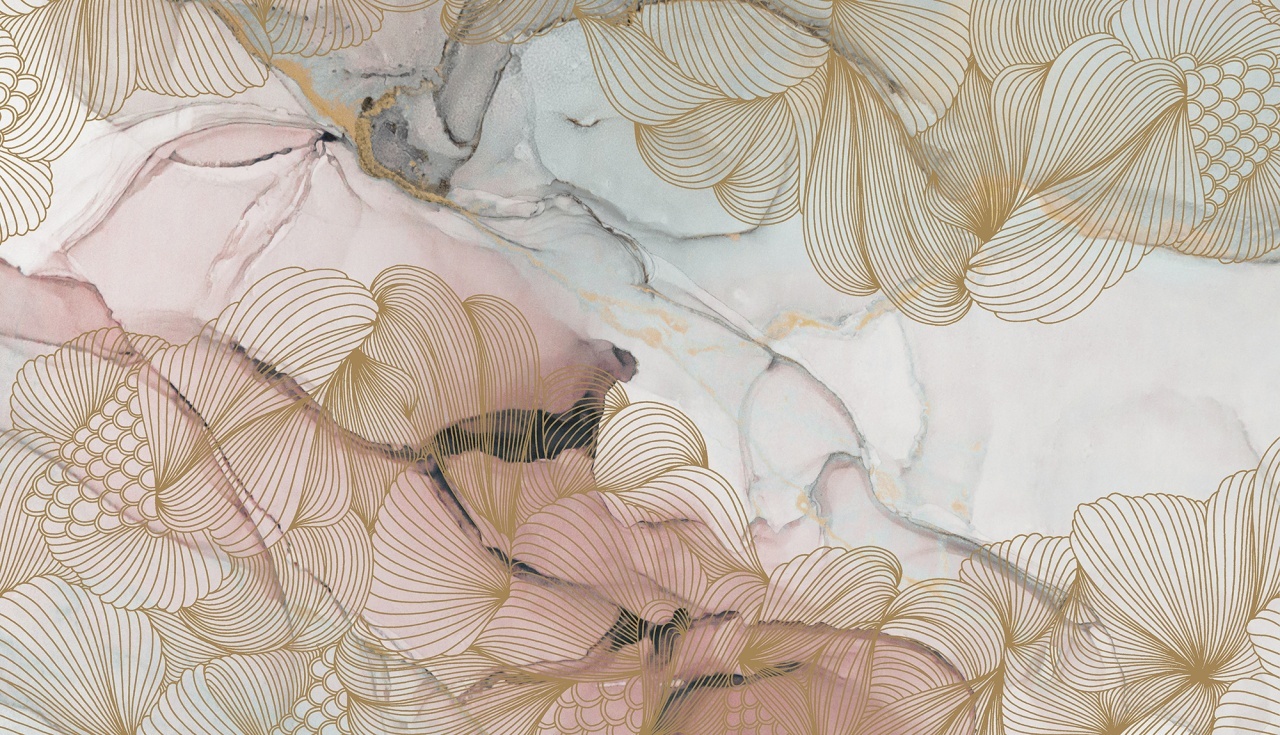 Fototapet, Opulence, Pink Marble, Rebel Walls - 2