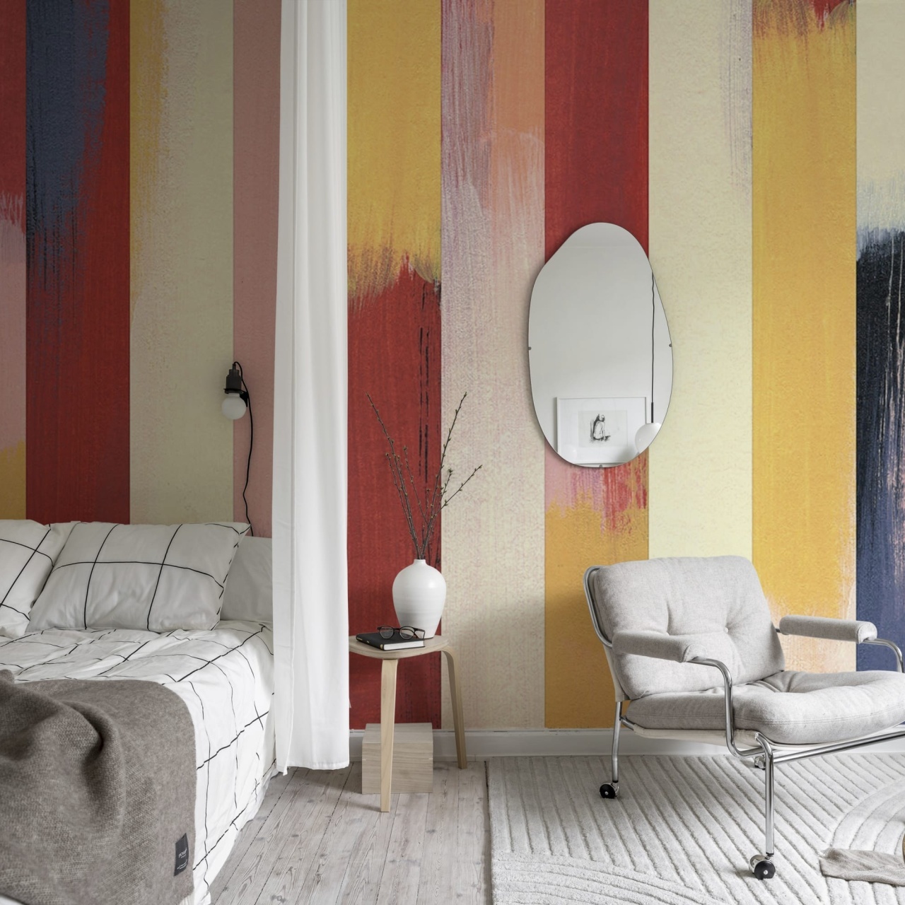 Fototapet, Paint Stripes, Multi, Rebel Walls - 3