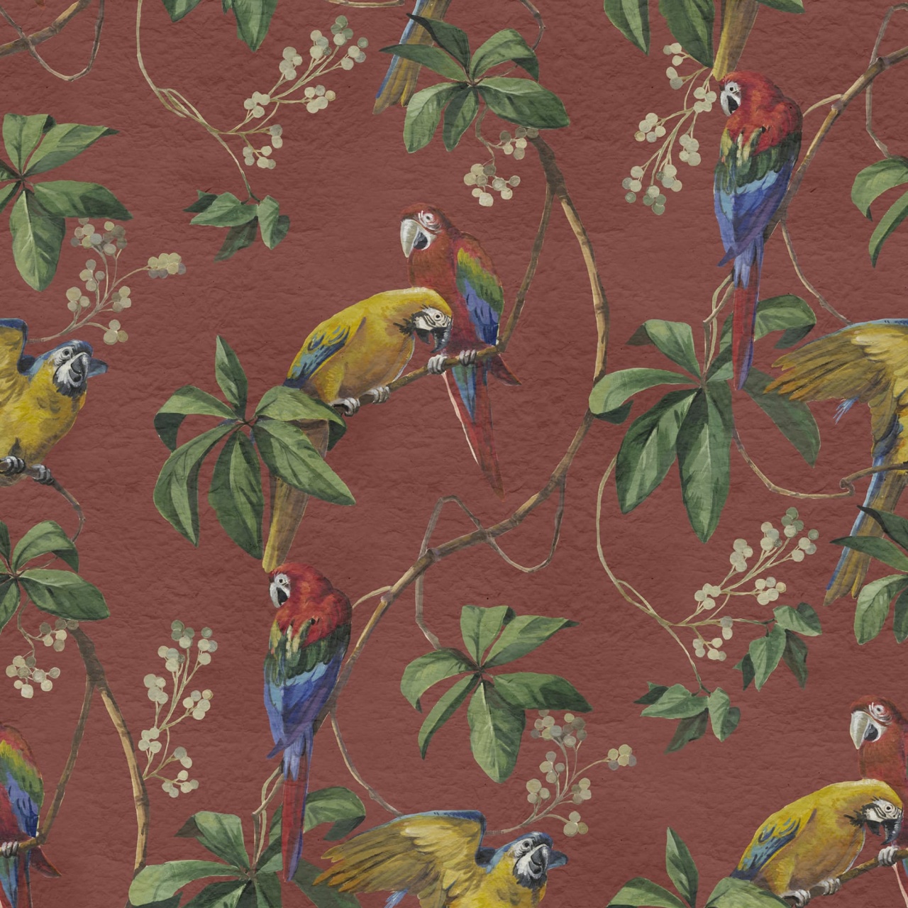 Fototapet, Parrots, Velvet, Rebel Walls - 2