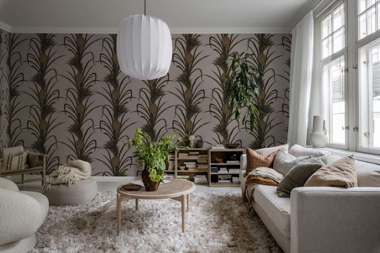 Fototapet, Pineapple, Soft Pink, Rebel Walls - 3