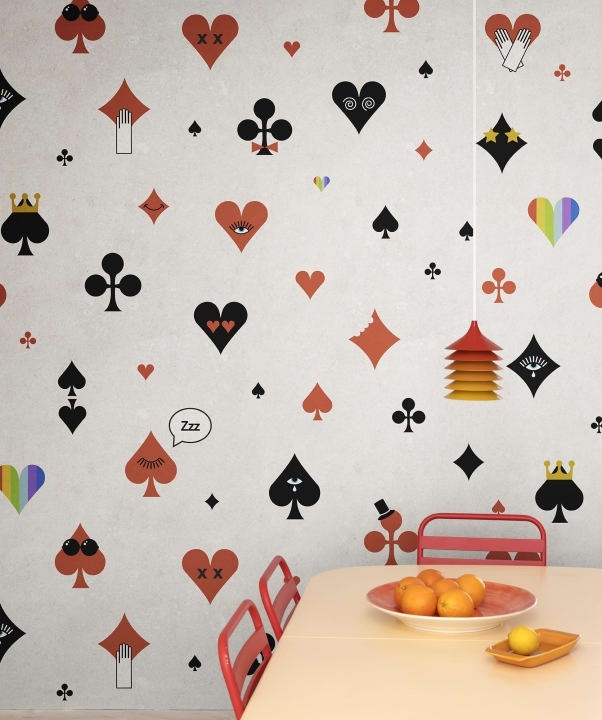 Fototapet, Poker Face, Red, Rebel Walls - 3