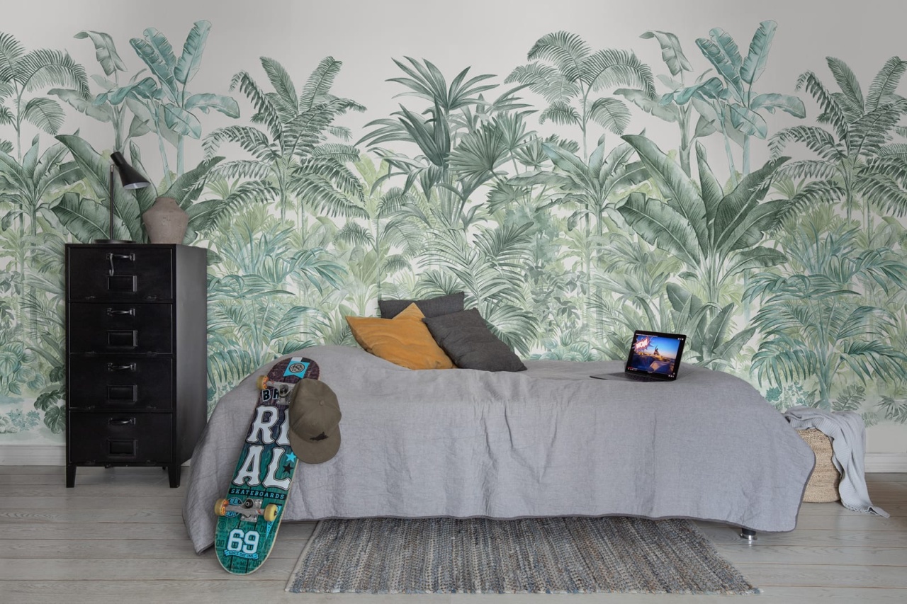 Fototapet, Pride Palms, Emerald, Rebel Walls - 3