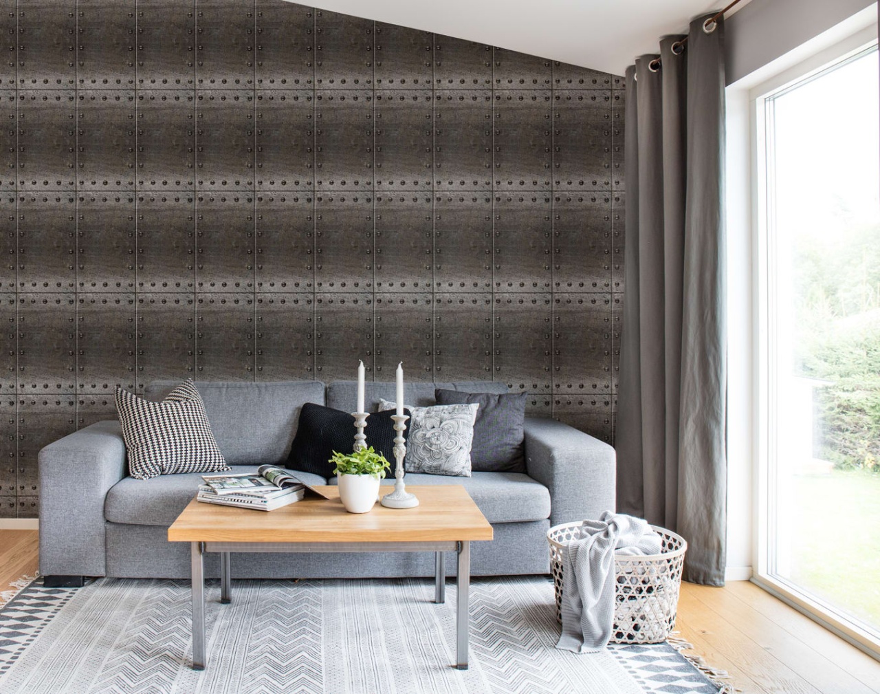 Fototapet, Riveted Tiles, Rebel Walls