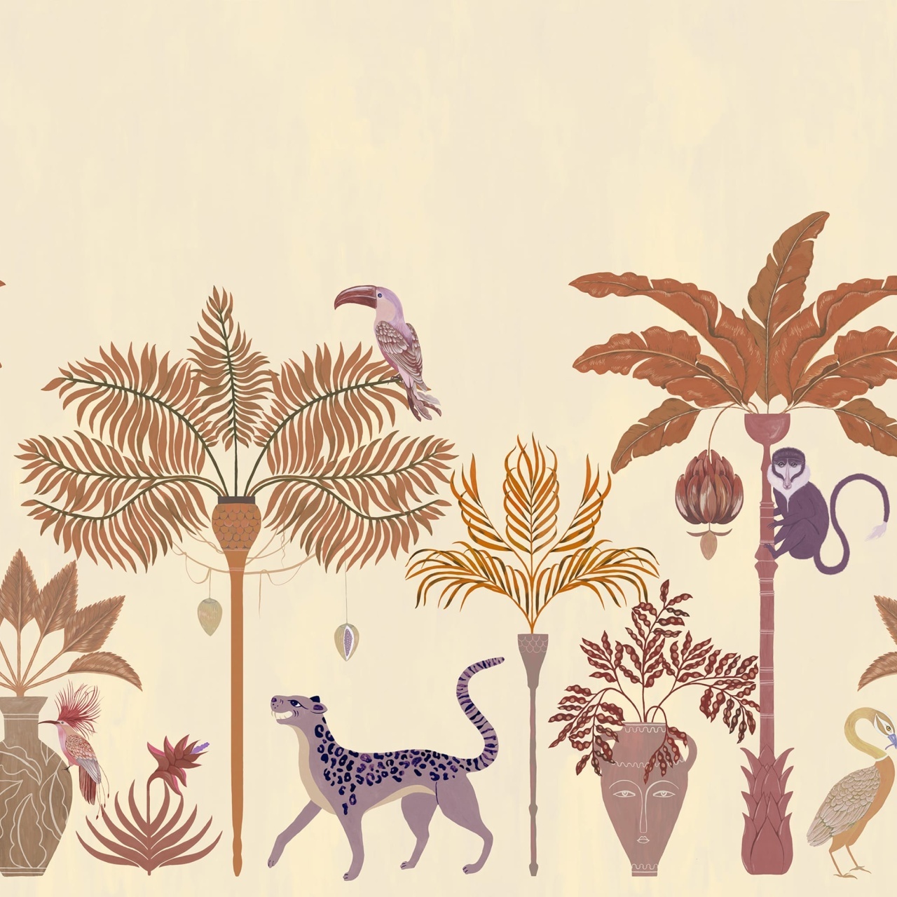 Fototapet, Savanna Chic, Beige, Rebel Walls - 2