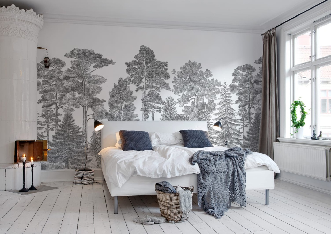 Fototapet, Scandinavian Bellewood, Gray, Rebel Walls