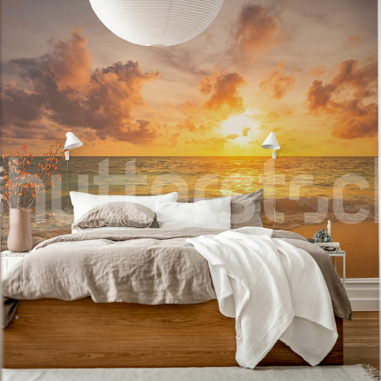 Fototapet, Seaside at Dawn, Soft, Rebel Walls - 3