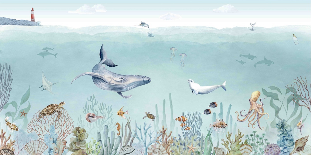 Fototapet Secret Sealife, Kikki Belle - 2