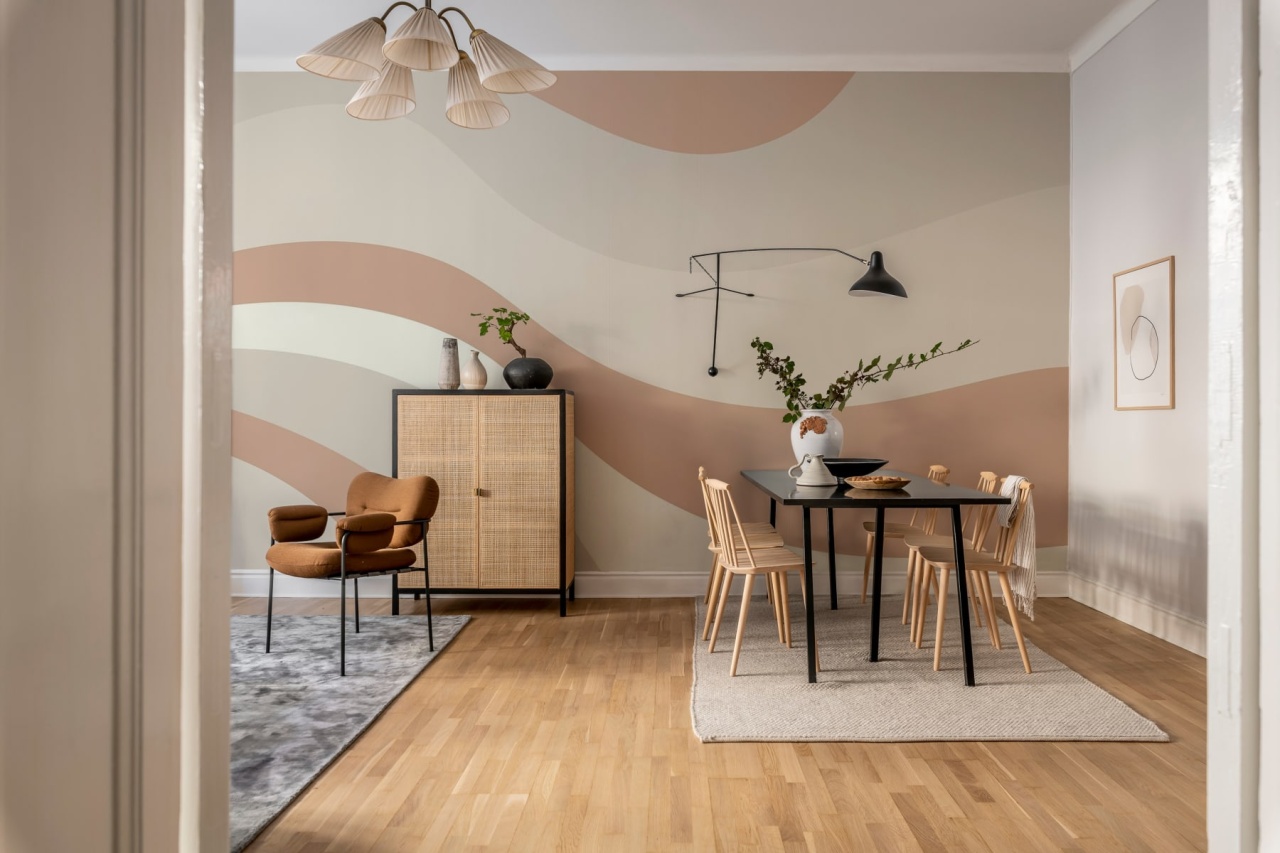 Fototapet, Smooth Waves, Beige, Rebel Walls