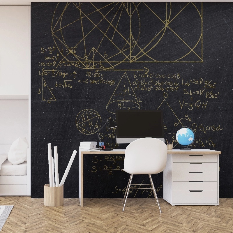 Fototapet Square root gold - personalizat, VLAdiLA