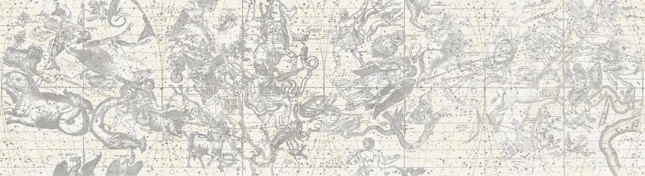 Fototapet, Star Map, White, Rebel Walls - 2
