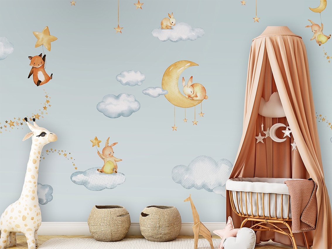 Fototapet Sweet Dreams - Blue, Oliver Robins - 3