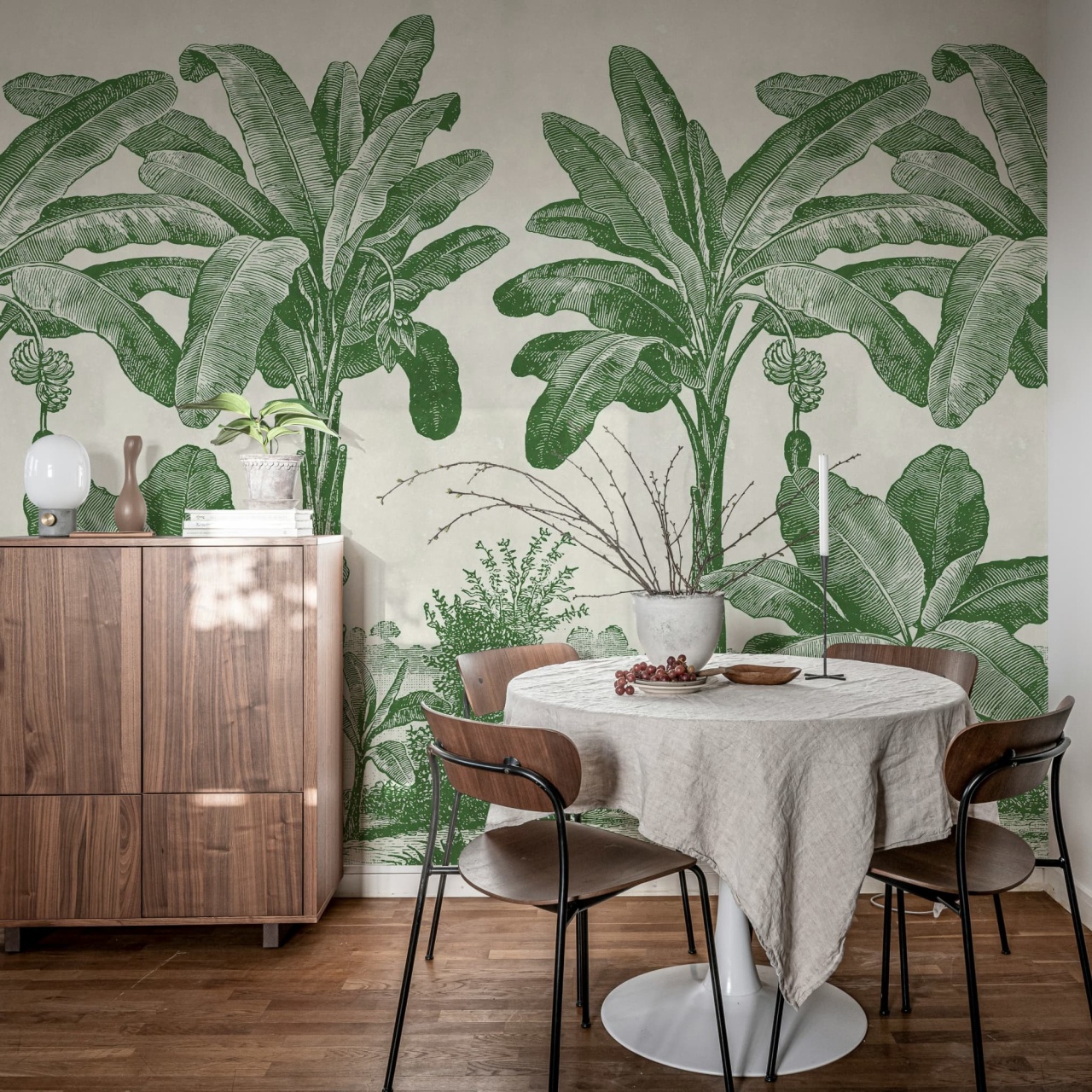Fototapet, Timeless Tropics, Green, Rebel Walls