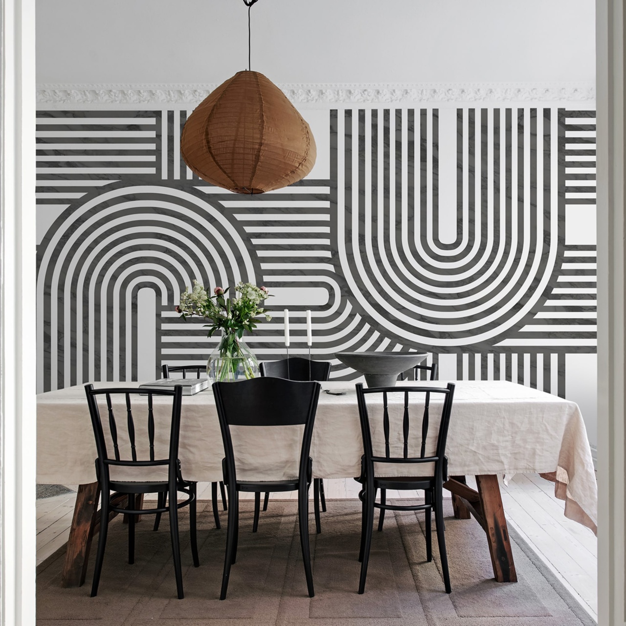 Fototapet, Twine, Graphite, Rebel Walls - 3