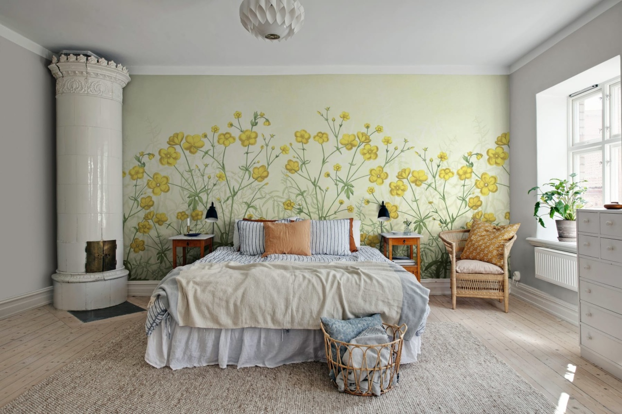 Fototapet, Vintage Buttercups, Yellow, Rebel Walls