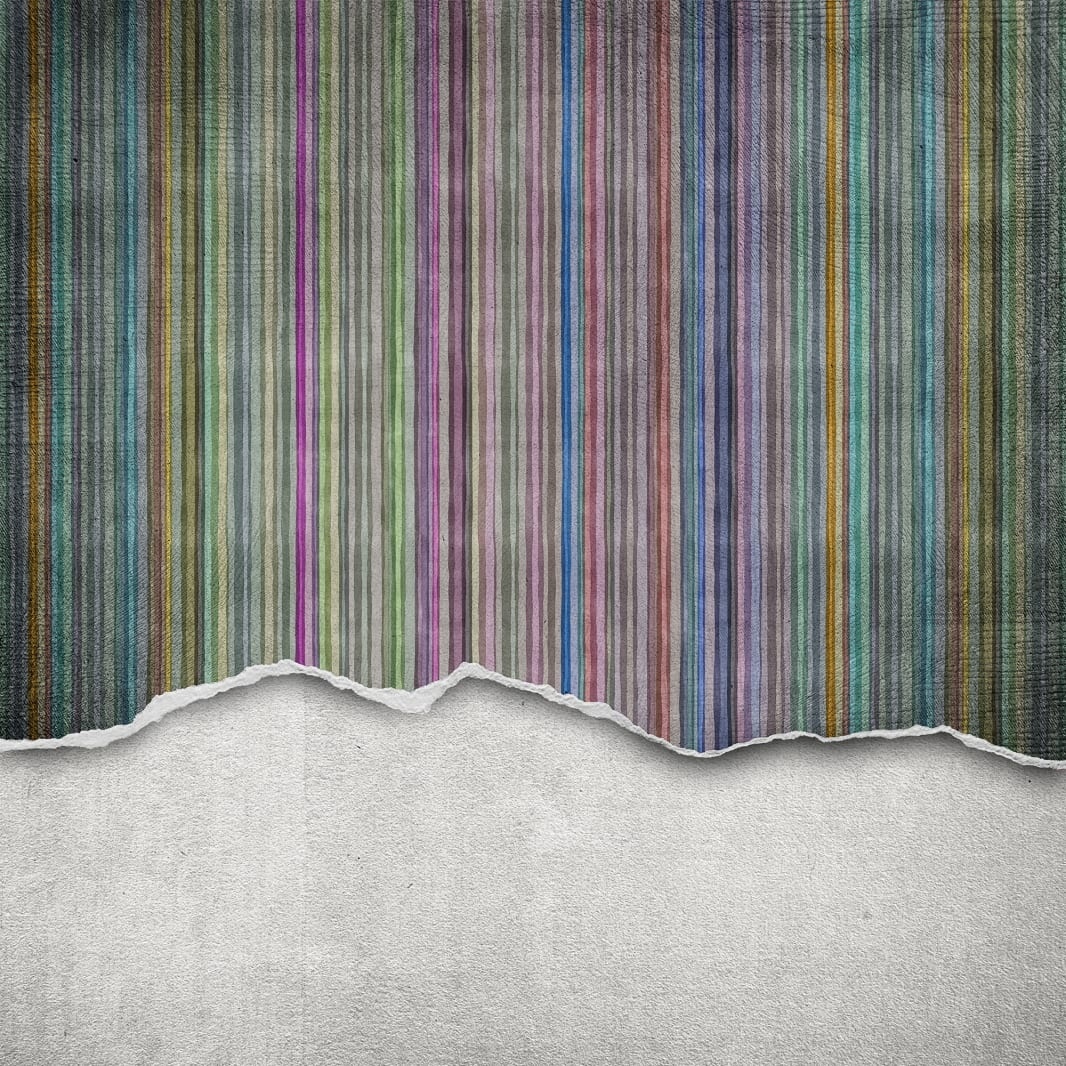 Fototapet, Worn Wall, Multi Stripe, Rebel Walls - 2