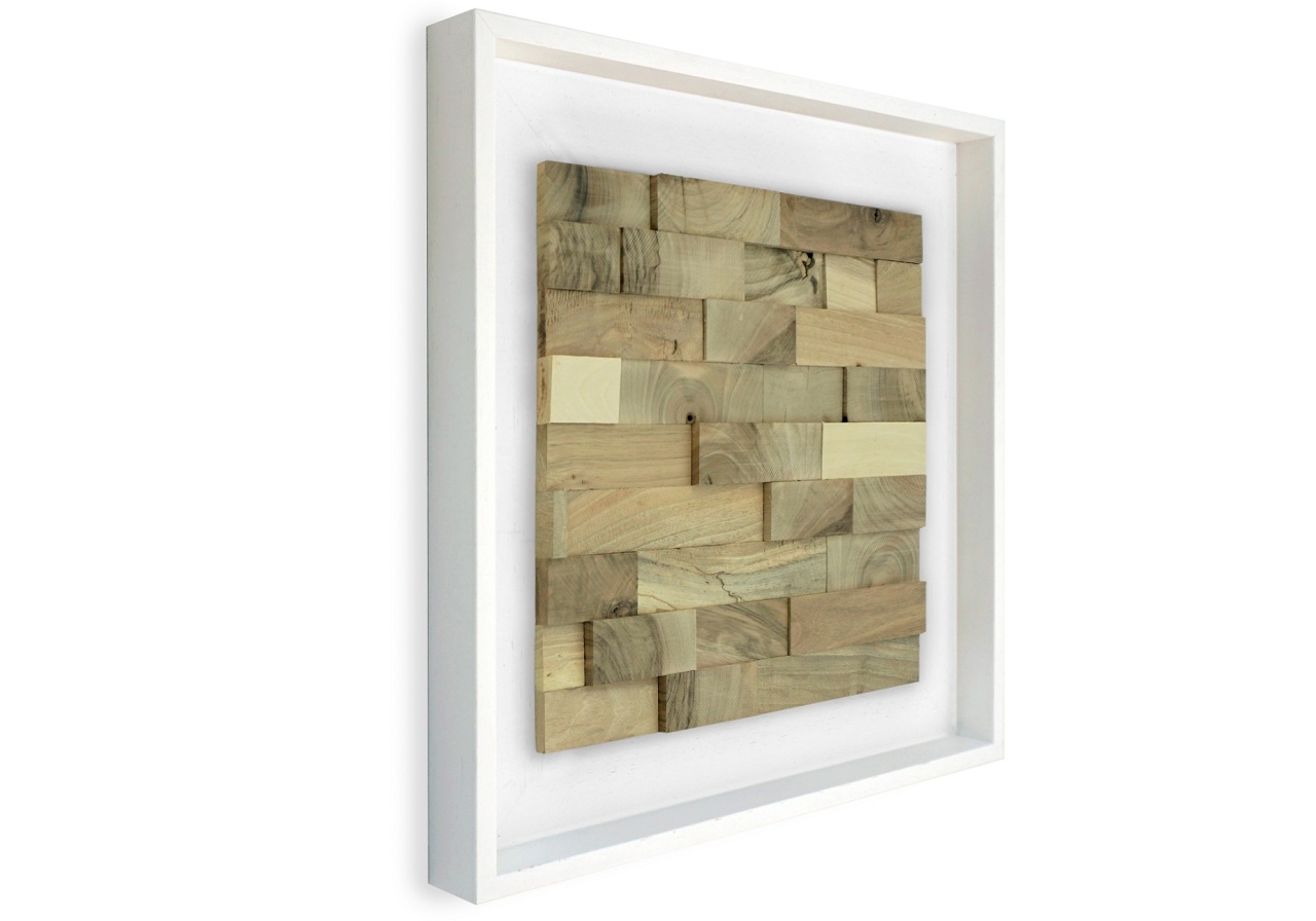 Panou decorativ lemn, Nuc, Skuta Shelter White - 2