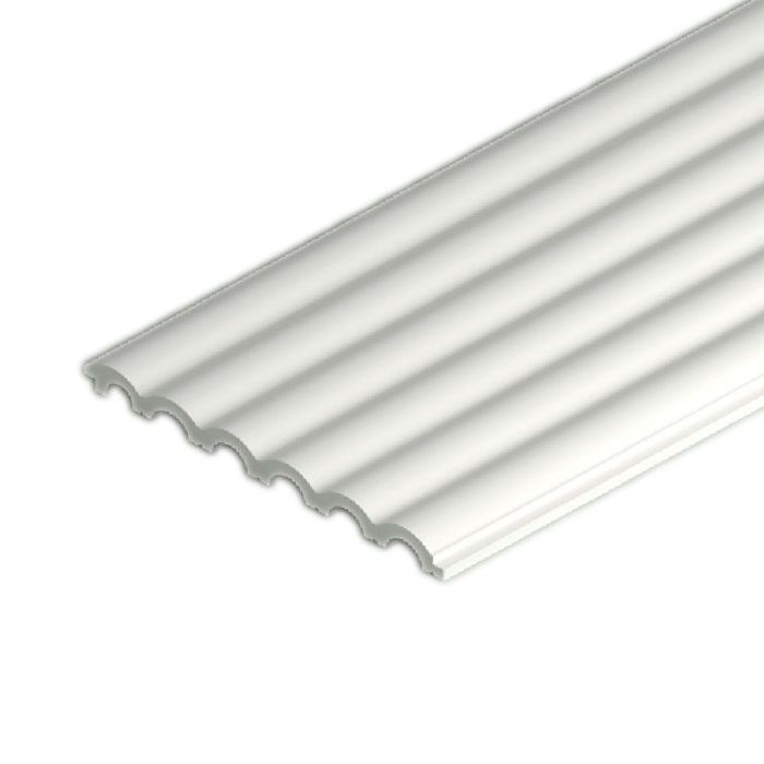 Panou riflaj decorativ 3D din polimer rigid, model Cloud - 12x1.2x250 cm - 1 | YEO