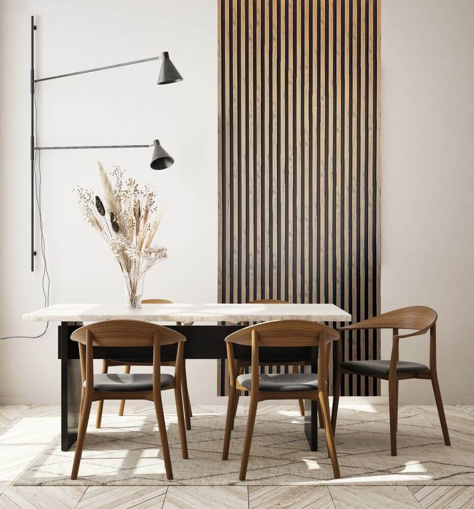 Panou riflaj decorativ 3D Vasco, Oak Craft, 11.7x2.1x270 cm