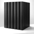 Profil stanga pentru riflaj decorativ 3D Olmo, Negru, 4.2x1.2x270 cm - 4