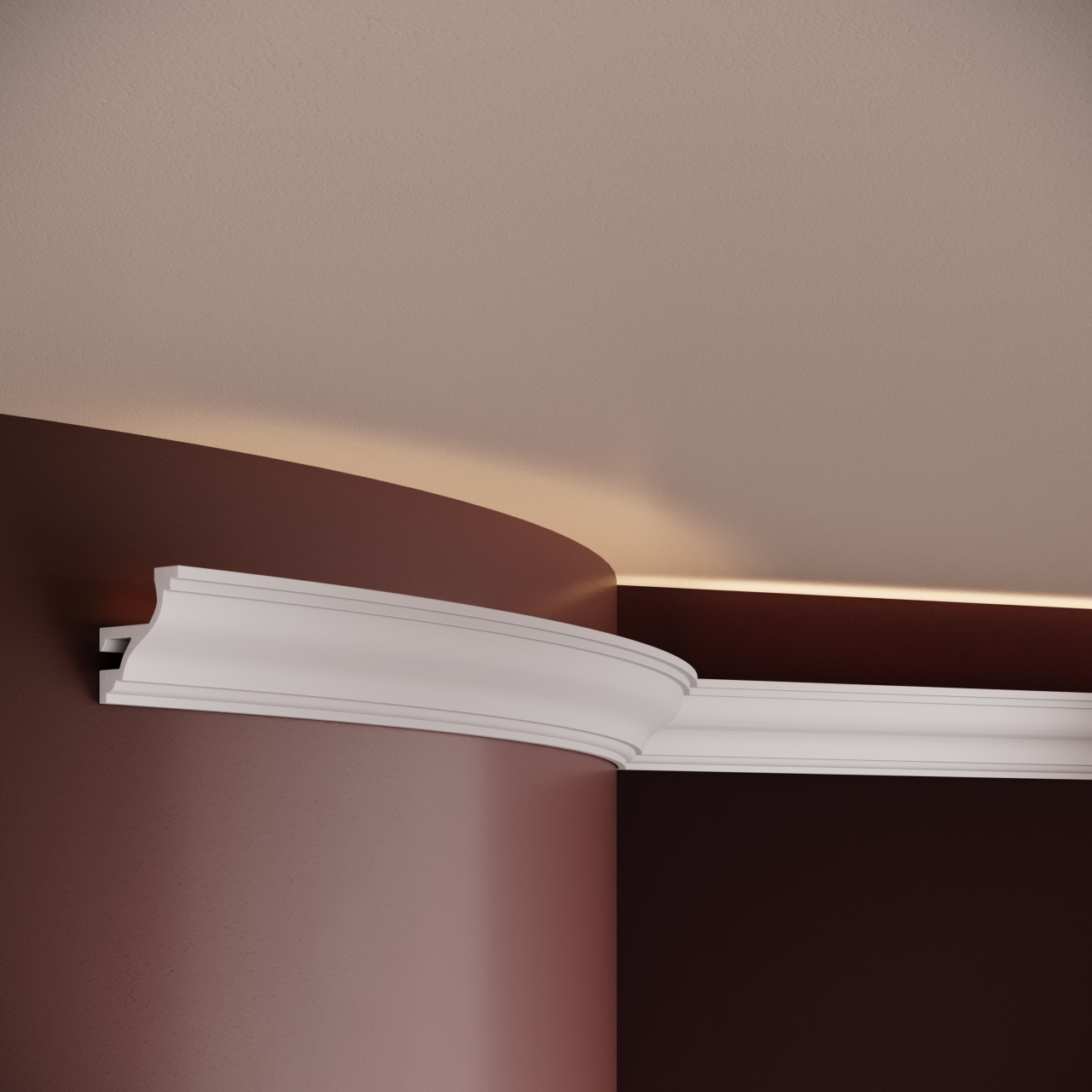 Scafa decorativa flexibila ES9F - 4.5x4x200 cm