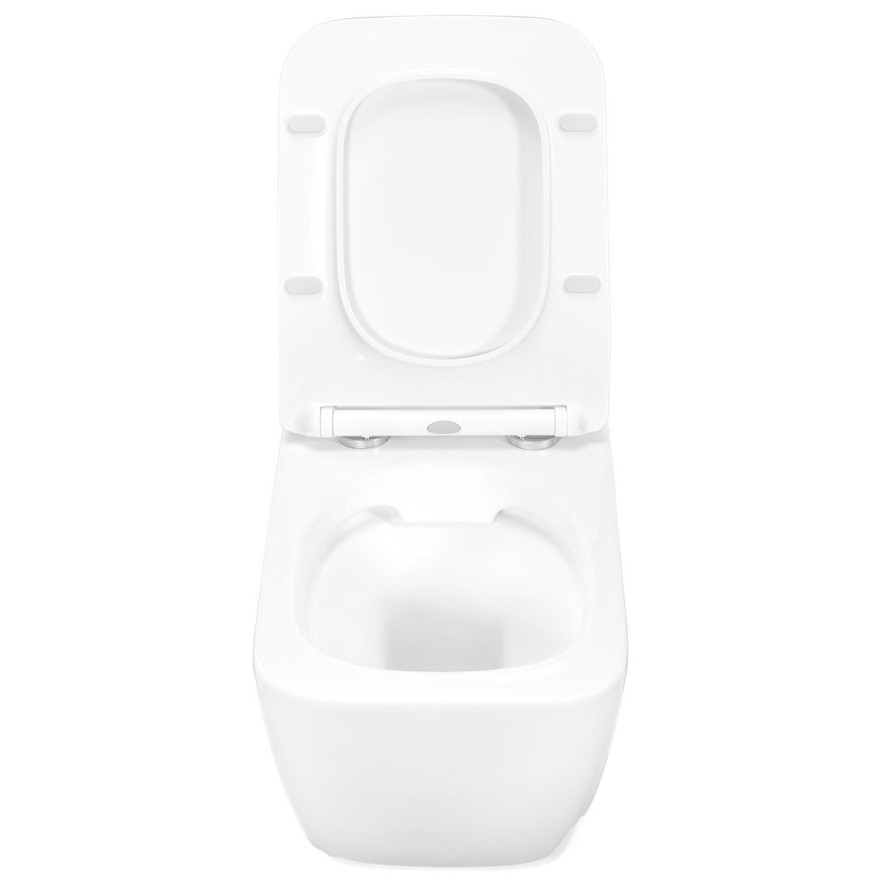 Set vas WC suspendat Rea Martin rimless cu capac softclose alb
