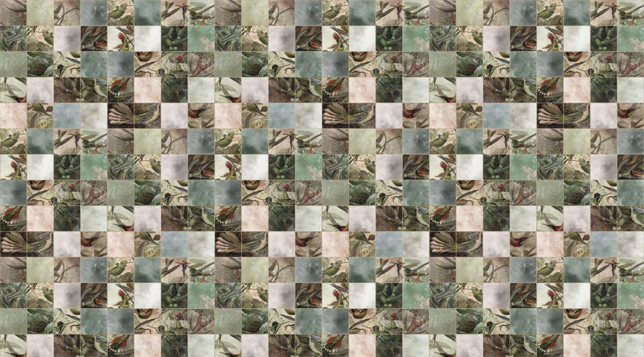 Tapet Birds of Paradise, Tiles, Rebel Walls - 1 | YEO