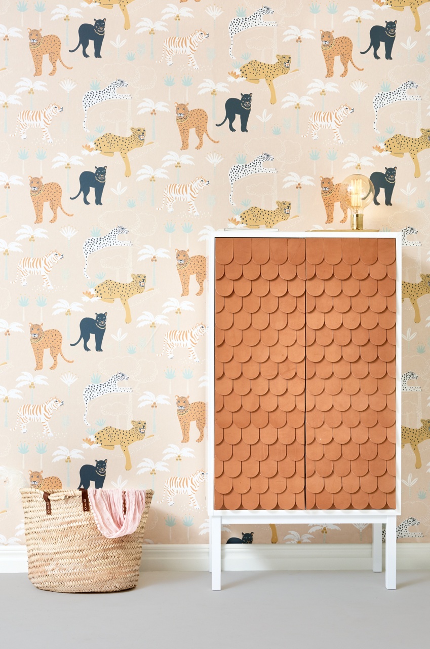 Tapet Black Panther, Creamy Orange, Majvillan - 3 | YEO