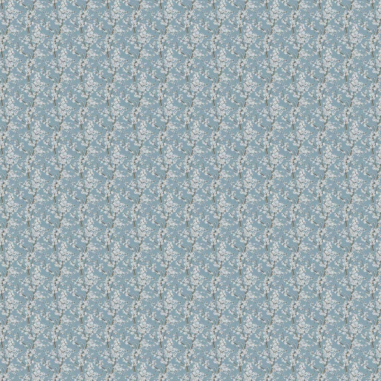 Tapet Cherry Blossom, Turquoise, Coordonne 5mp / rola - 3