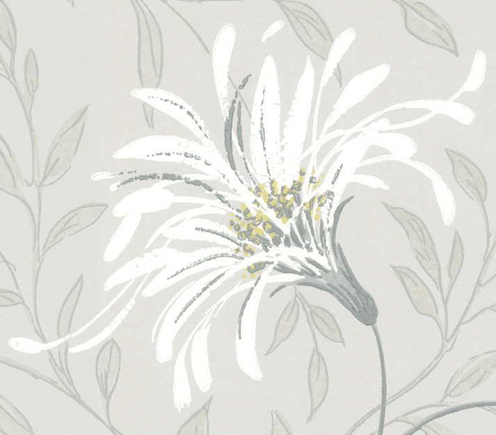 Tapet Fairhaven, Dark Grey Luxury Floral, 1838 Wallcoverings, 5.3mp / rola - 1 | YEO