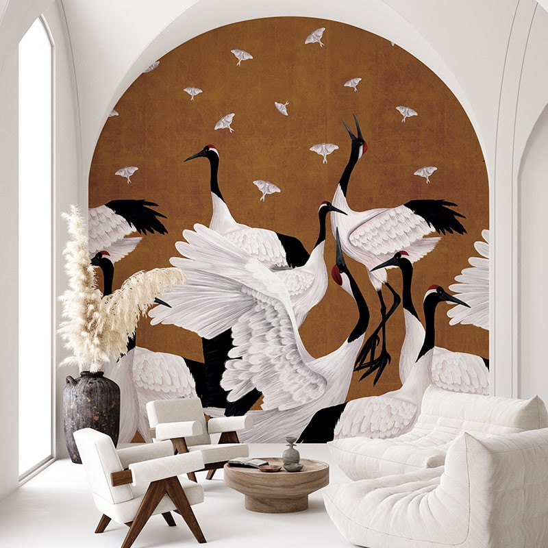 Tapet Grus Japonesis in Ochre, VLAdiLA - 3 | YEO